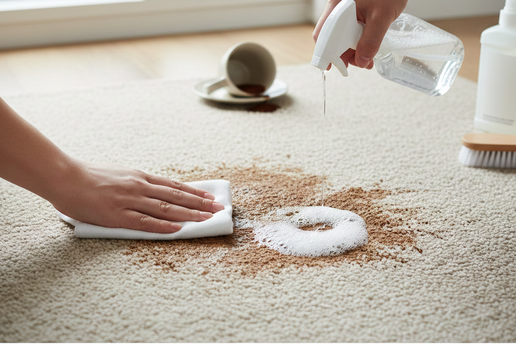 How to Get Coffee Stains Out of Your Carpet