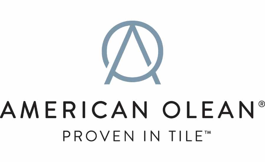 The logo for American Olean Tile flooring company.